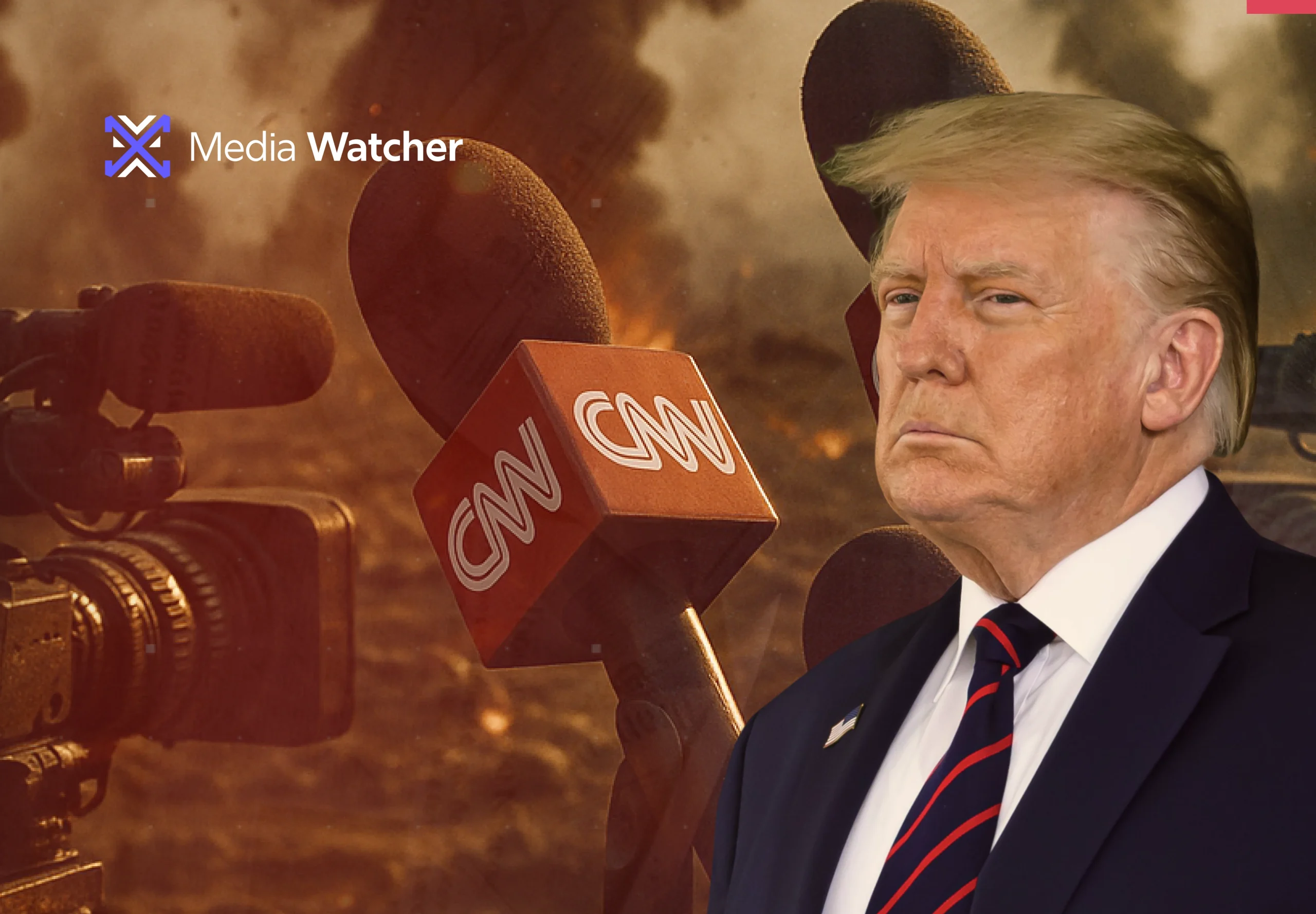 Trump Slams CNN and MSNBC Over Iran Strike Coverag