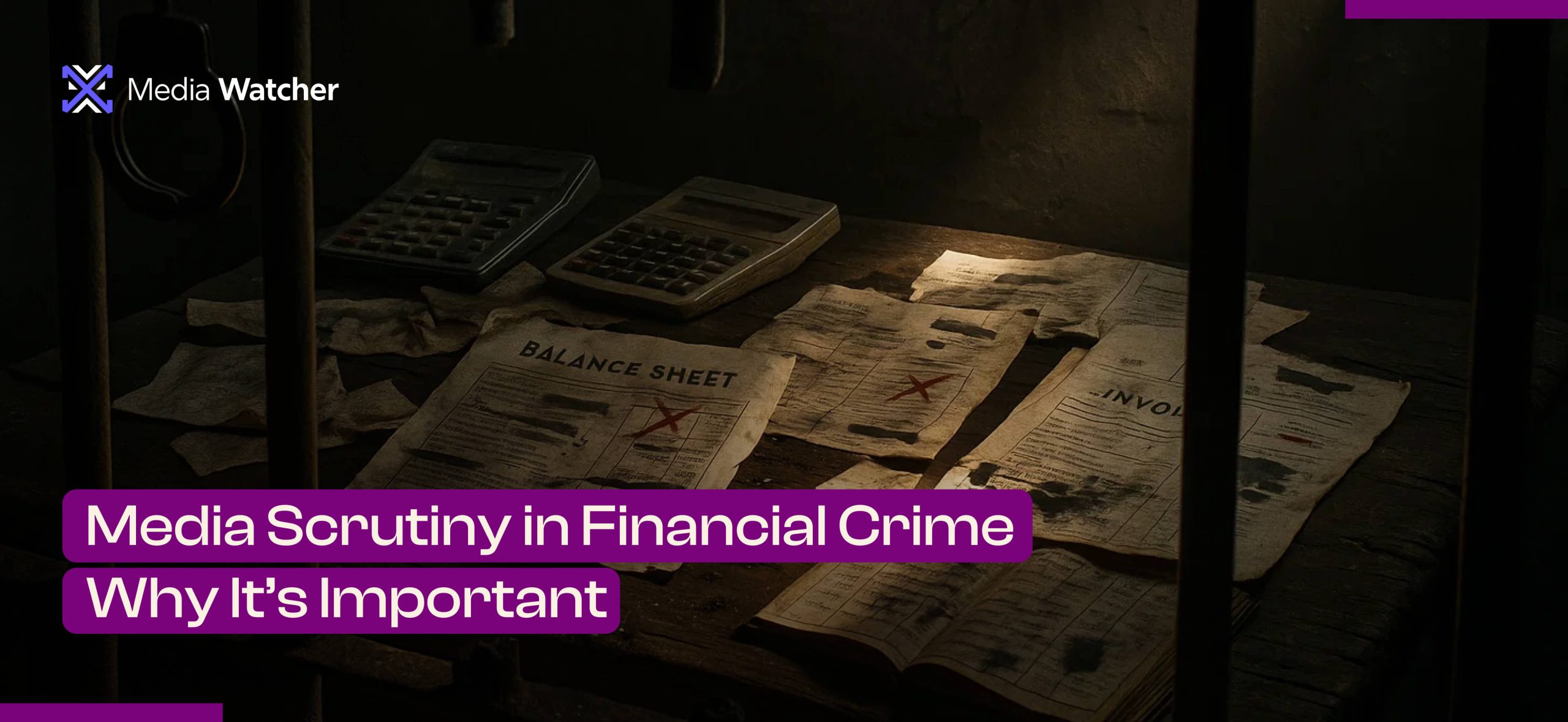 Understand the significance of media evaluation in stimulating the media scrutiny process for identifying financial crimes.