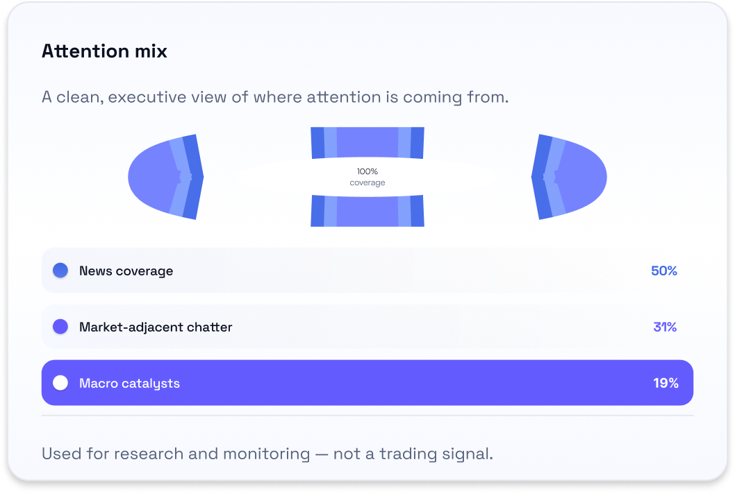 Attention mix illustration image