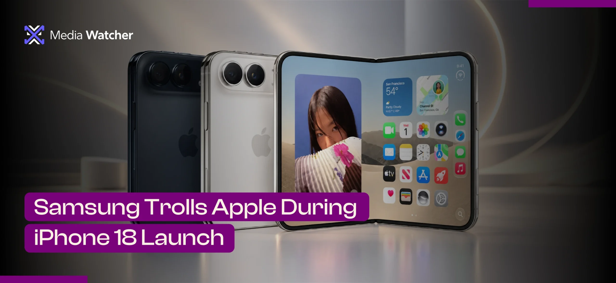 Samsung Trolls Apple During iPhone 18 Launch